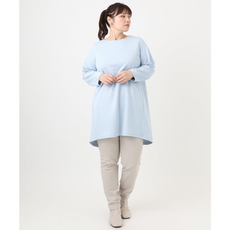 【大きいサイズ】コクーンスリーブバックフレアトップス | eur3 | 詳細画像12 