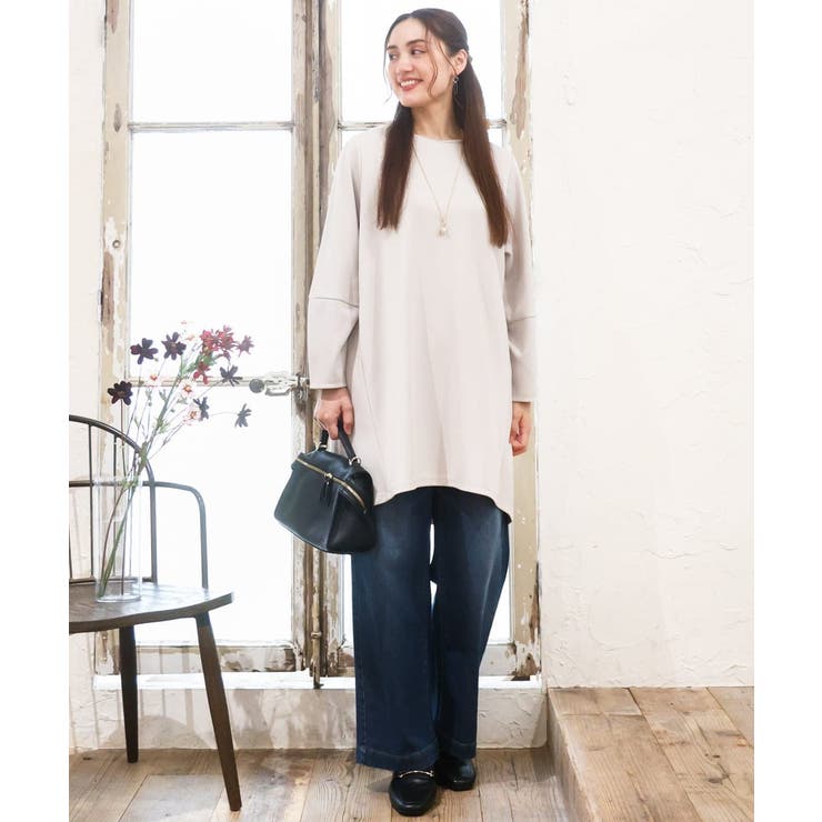 【大きいサイズ】コクーンスリーブバックフレアトップス | eur3 | 詳細画像13 