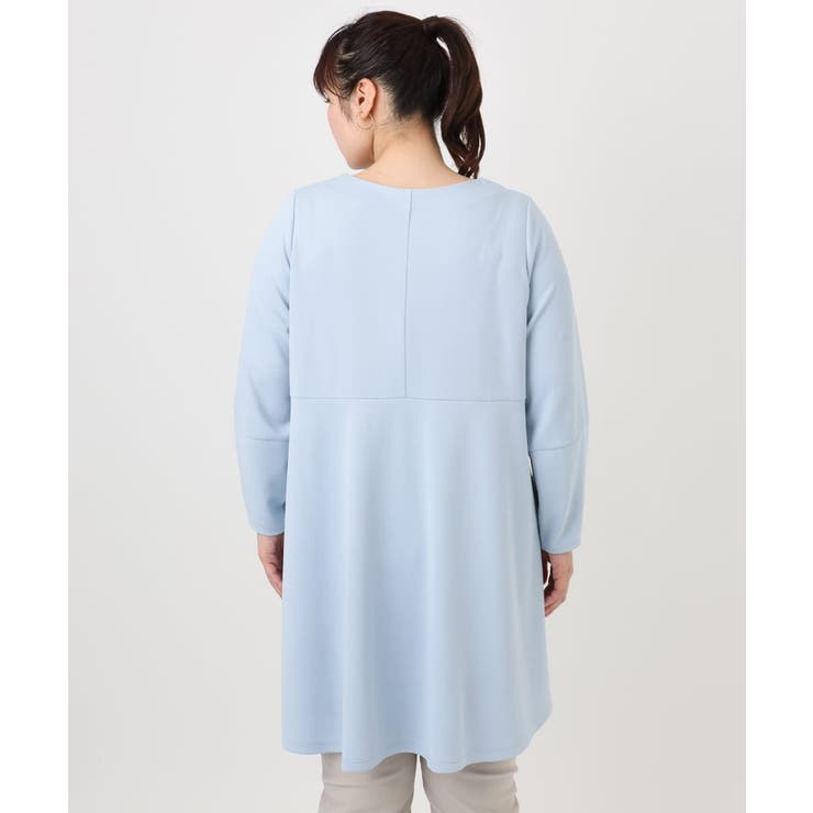 【大きいサイズ】コクーンスリーブバックフレアトップス | eur3 | 詳細画像5 