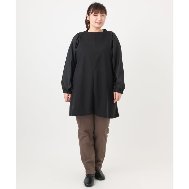 【大きいサイズ】異素材チュニック | eur3 | 詳細画像25 