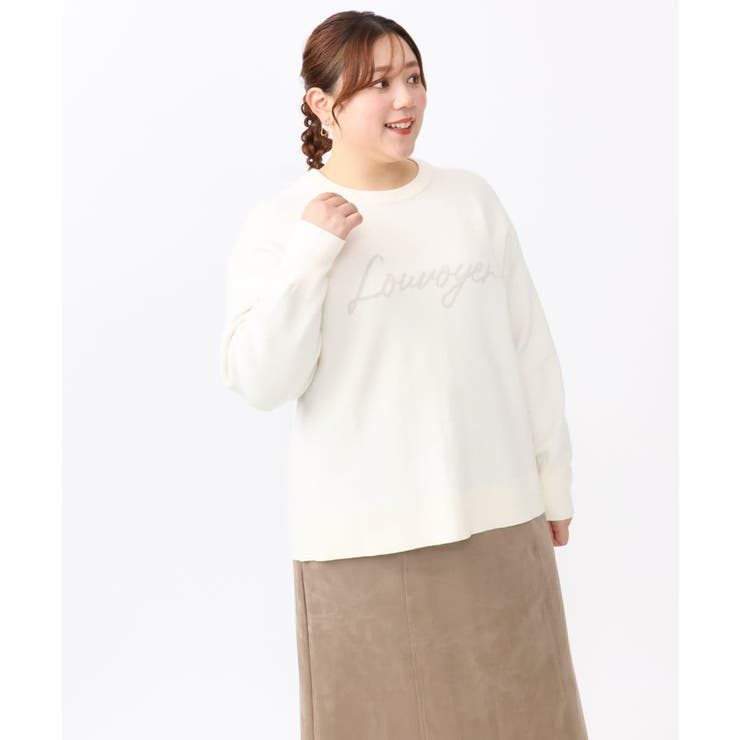 【大きいサイズ/a.v.v×eur3】ロゴニット | eur3 | 詳細画像10 