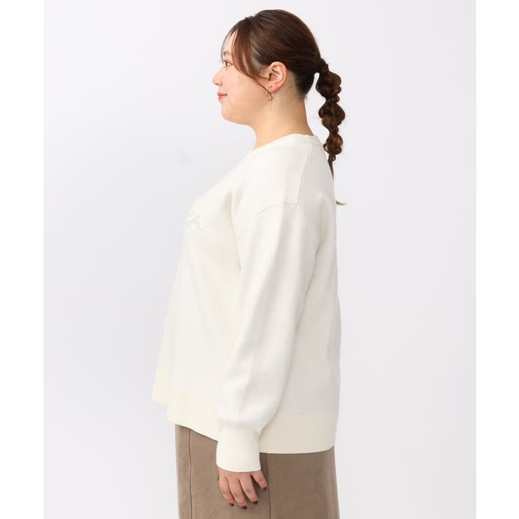 【大きいサイズ/a.v.v×eur3】ロゴニット | eur3 | 詳細画像11 