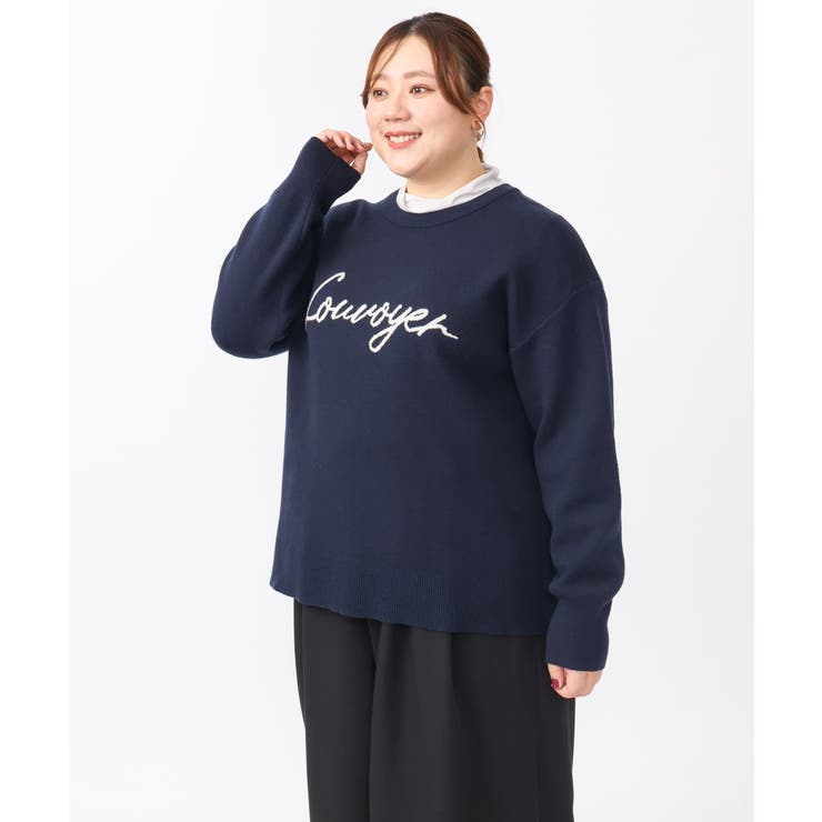 【大きいサイズ/a.v.v×eur3】ロゴニット | eur3 | 詳細画像5 