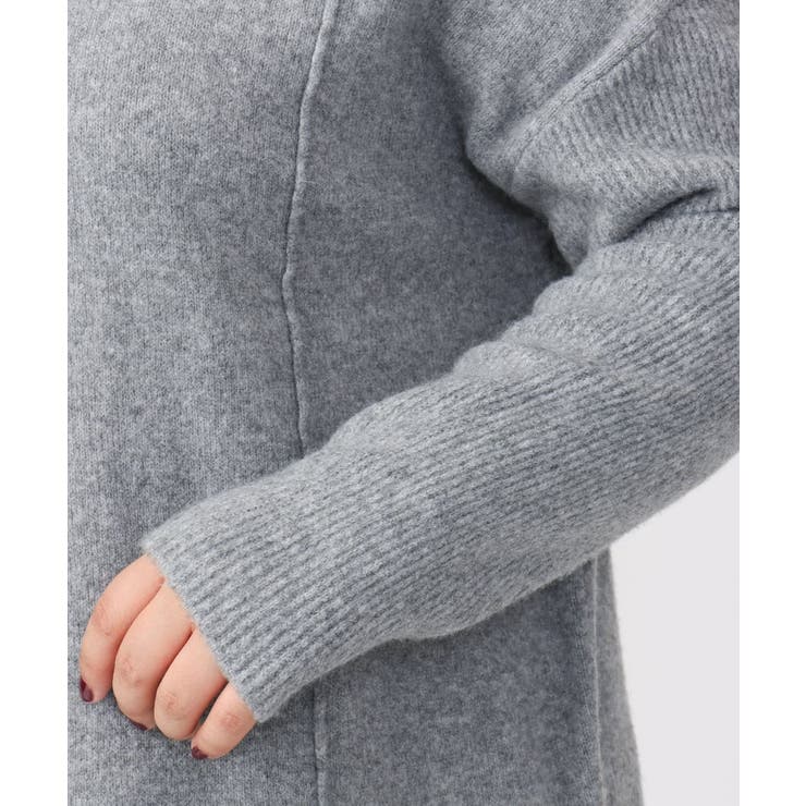 【大きいサイズ】ボトルネックニット | eur3 | 詳細画像12 