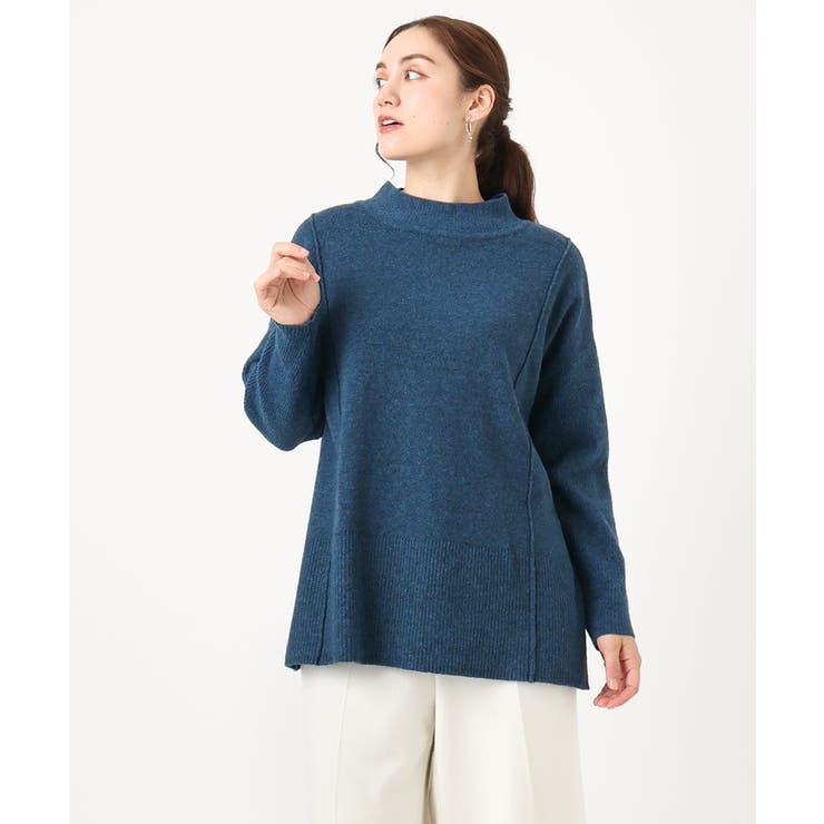 【大きいサイズ】ボトルネックニット | eur3 | 詳細画像2 