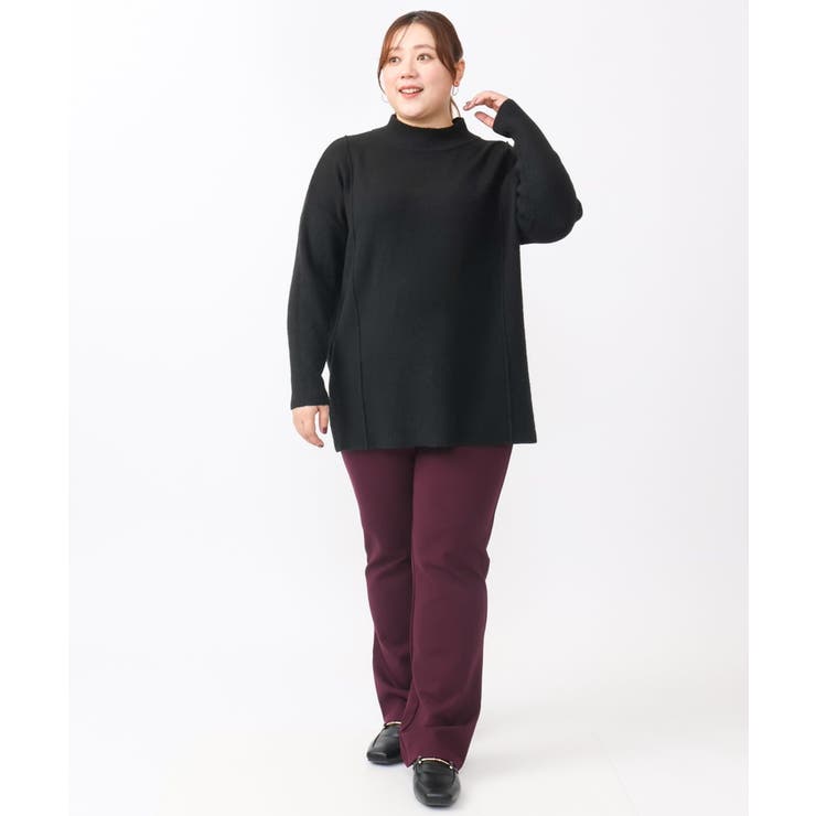 【大きいサイズ】ボトルネックニット | eur3 | 詳細画像20 