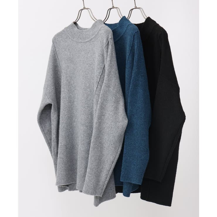 【大きいサイズ】ボトルネックニット | eur3 | 詳細画像22 