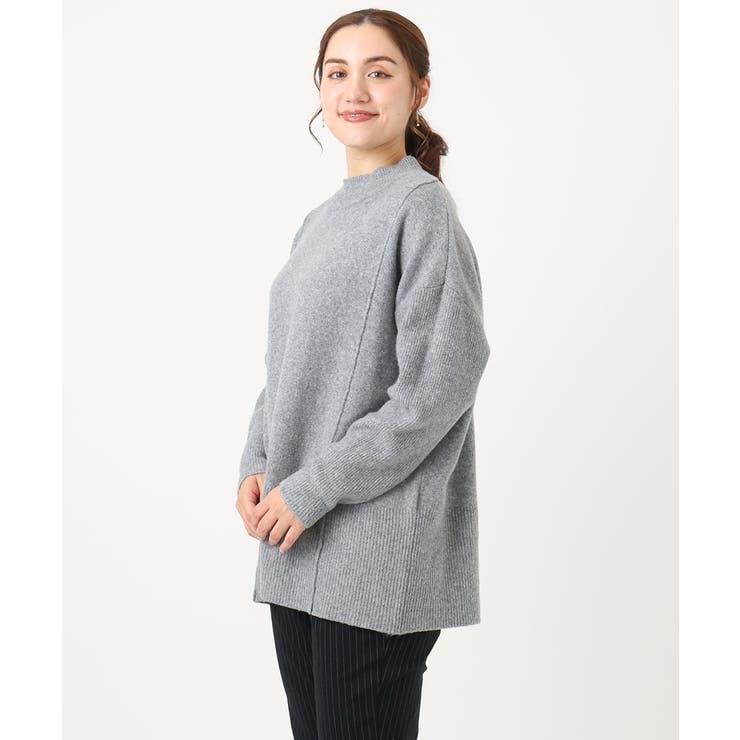 【大きいサイズ】ボトルネックニット | eur3 | 詳細画像4 