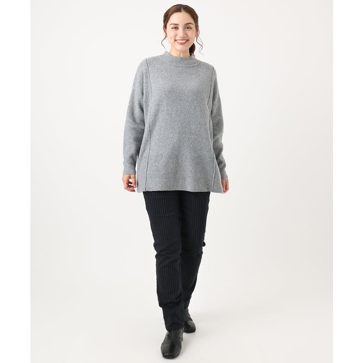 【大きいサイズ】ボトルネックニット | eur3 | 詳細画像6 