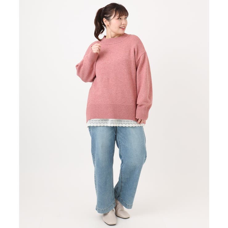 【大きいサイズ】ゆるシルエットニット | eur3 | 詳細画像12 