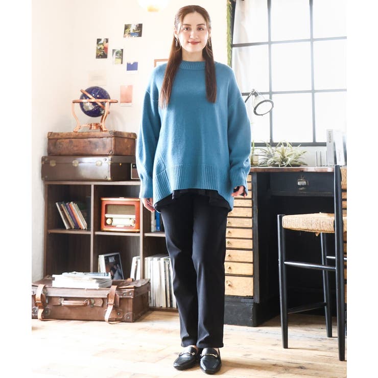 【大きいサイズ】ゆるシルエットニット | eur3 | 詳細画像15 