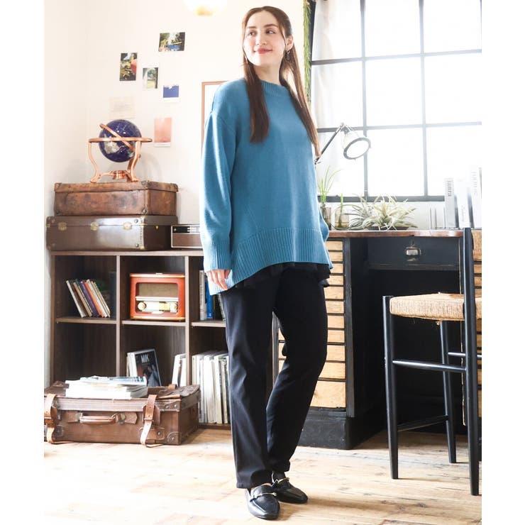 【大きいサイズ】ゆるシルエットニット | eur3 | 詳細画像16 