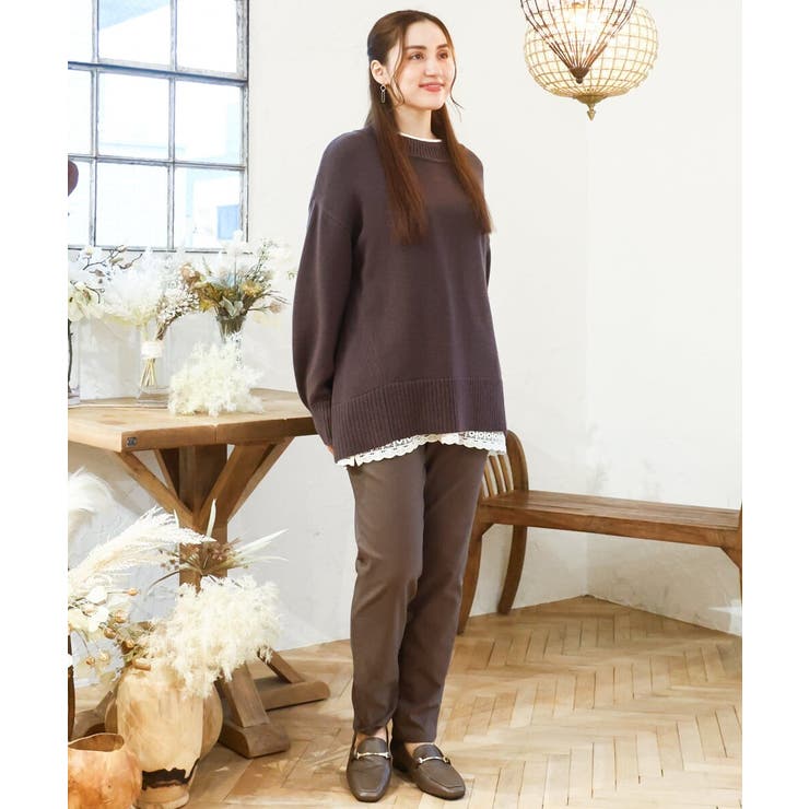 【大きいサイズ】ゆるシルエットニット | eur3 | 詳細画像21 