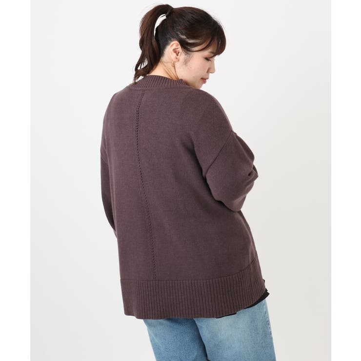 【大きいサイズ】ゆるシルエットニット | eur3 | 詳細画像25 