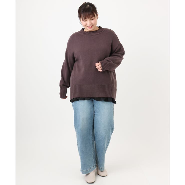 【大きいサイズ】ゆるシルエットニット | eur3 | 詳細画像26 