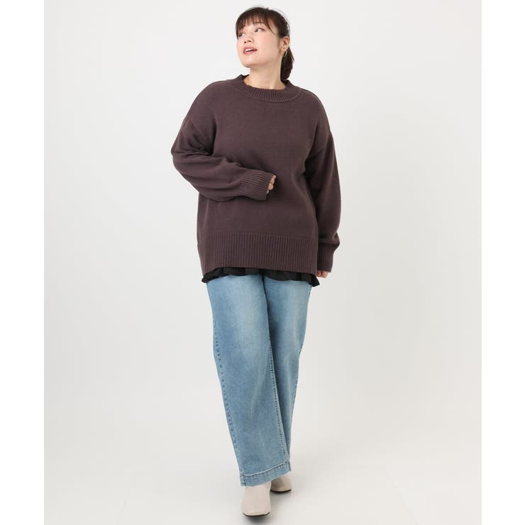 【大きいサイズ】ゆるシルエットニット | eur3 | 詳細画像27 