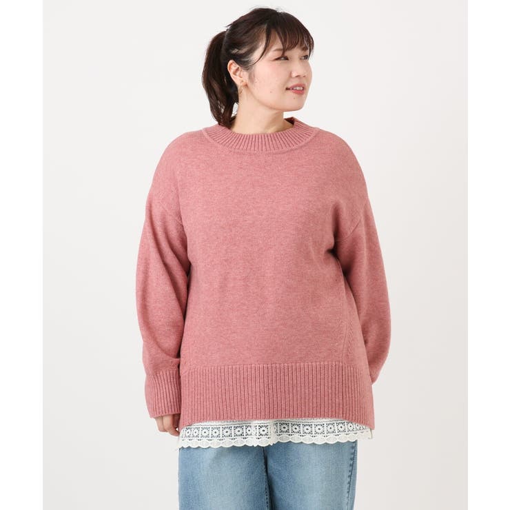 【大きいサイズ】ゆるシルエットニット | eur3 | 詳細画像3 