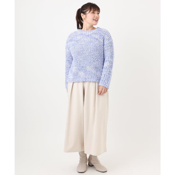 【大きいサイズ】ミックスカラーラメニット | eur3 | 詳細画像13 