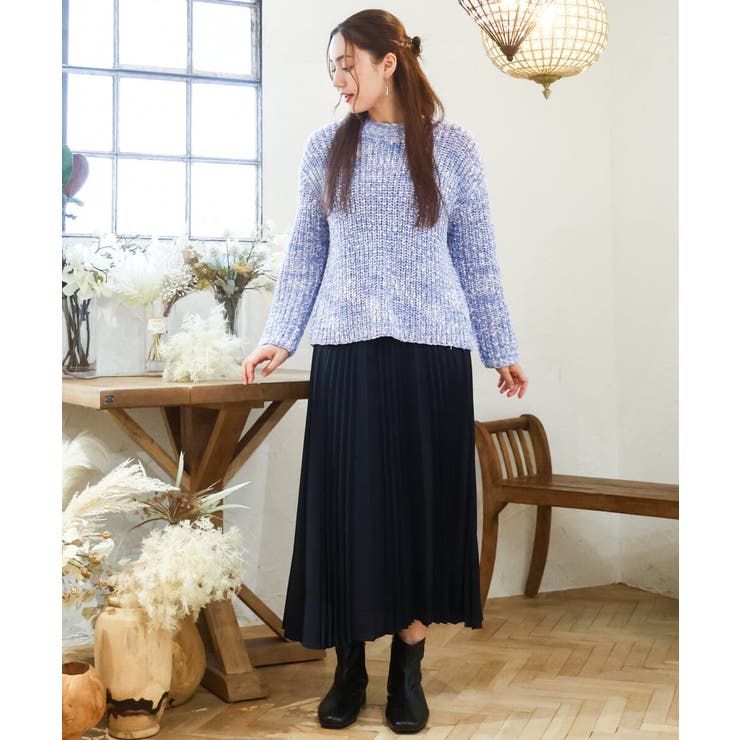 【大きいサイズ】ミックスカラーラメニット | eur3 | 詳細画像3 