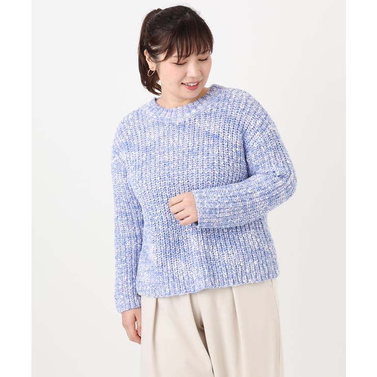 【大きいサイズ】ミックスカラーラメニット | eur3 | 詳細画像5 