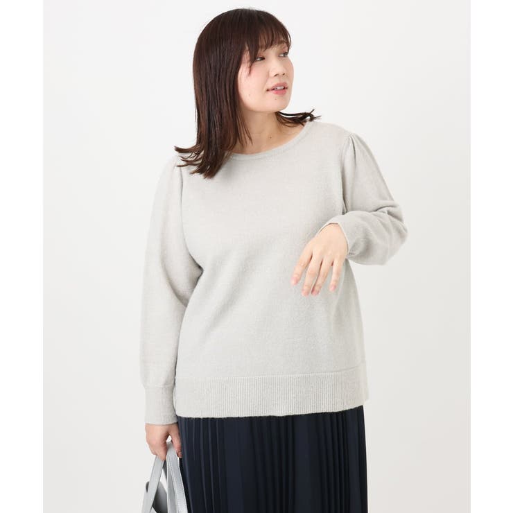 【大きいサイズ/a.v.v×eur3】ラメスパンコールニット | eur3 | 詳細画像16 