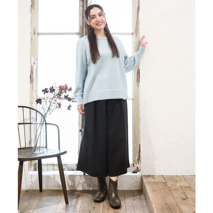 【大きいサイズ/a.v.v×eur3】ラメスパンコールニット | eur3 | 詳細画像4 