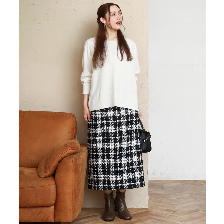 【大きいサイズ/a.v.v×eur3】ラメスパンコールニット | eur3 | 詳細画像5 