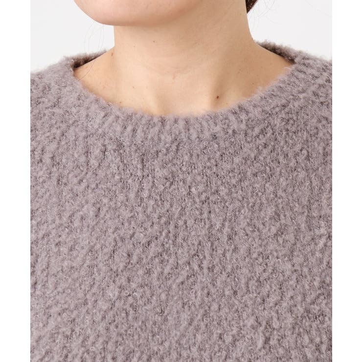 【大きいサイズ/a.v.v×eur3】ブークレーシャギーニット | eur3 | 詳細画像19 