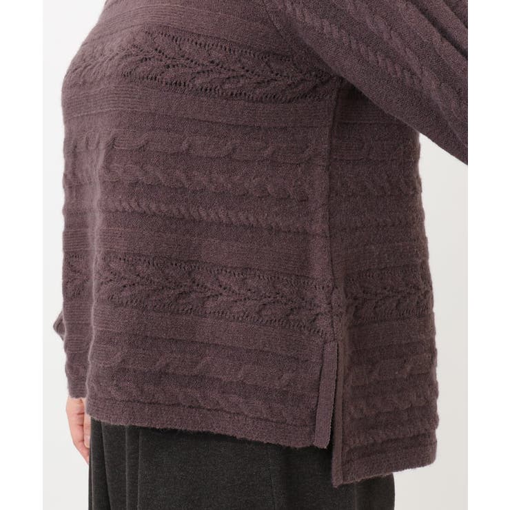 【大きいサイズ】ケーブルニット | eur3 | 詳細画像17 