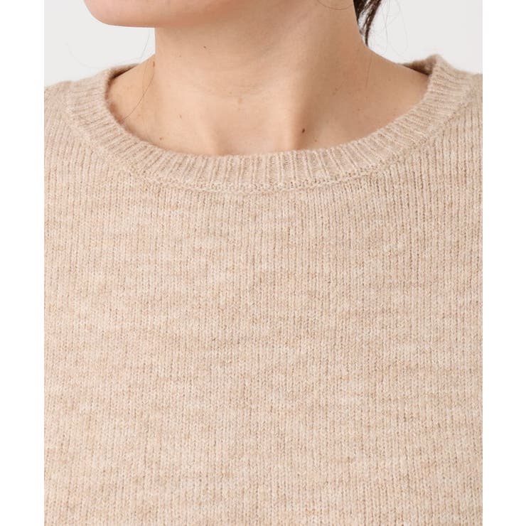 【大きいサイズ/LAVEANGE×eur3】レースバイカラーニット | eur3 | 詳細画像10 