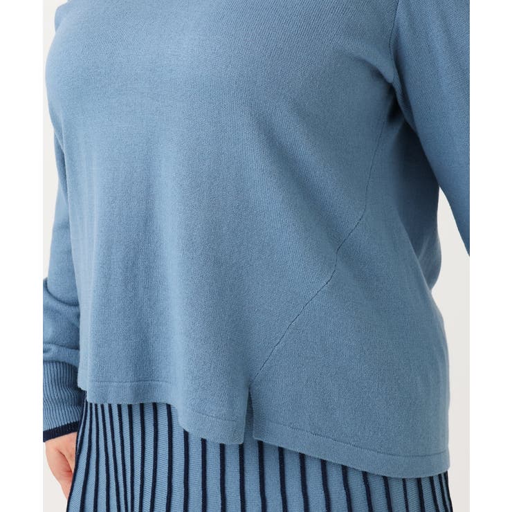 【大きいサイズ/セットアップ対応】バルキーアクリルVネックニット | eur3 | 詳細画像12 