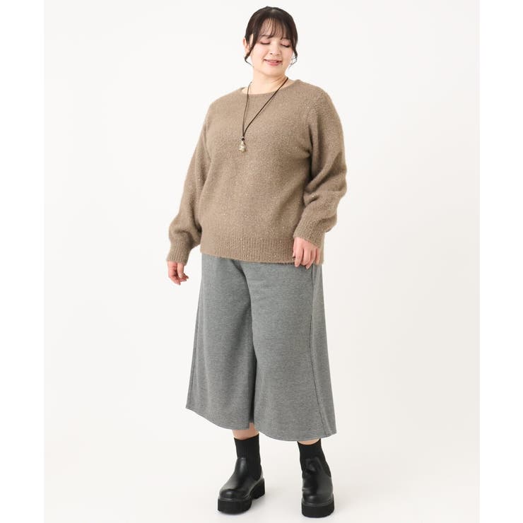 【大きいサイズ】スパンコールシャギーニット | eur3 | 詳細画像12 