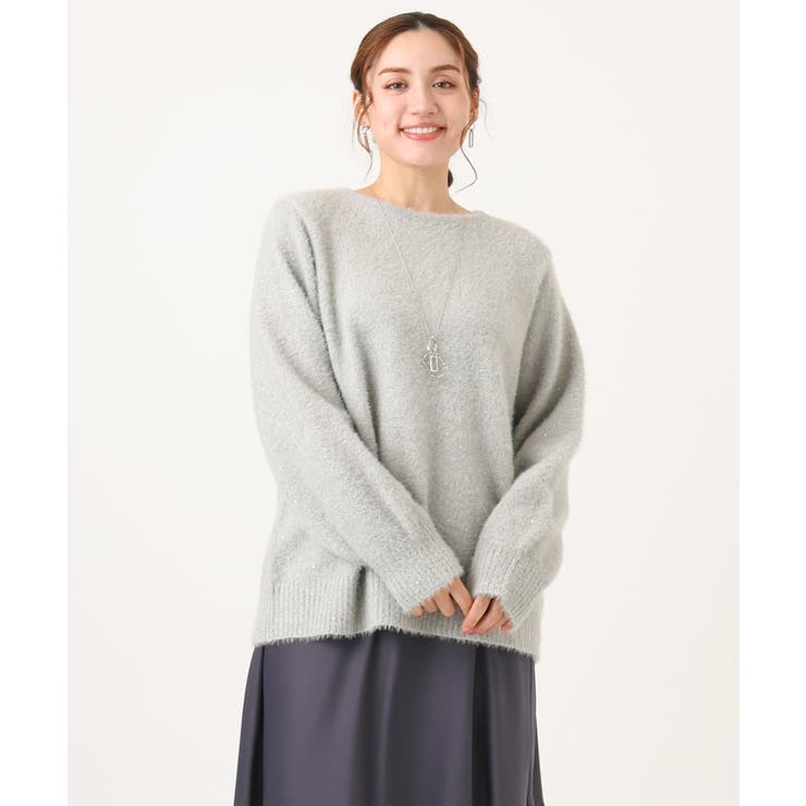 【大きいサイズ】スパンコールシャギーニット | eur3 | 詳細画像14 