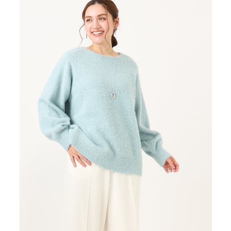 【大きいサイズ】スパンコールシャギーニット | eur3 | 詳細画像2 