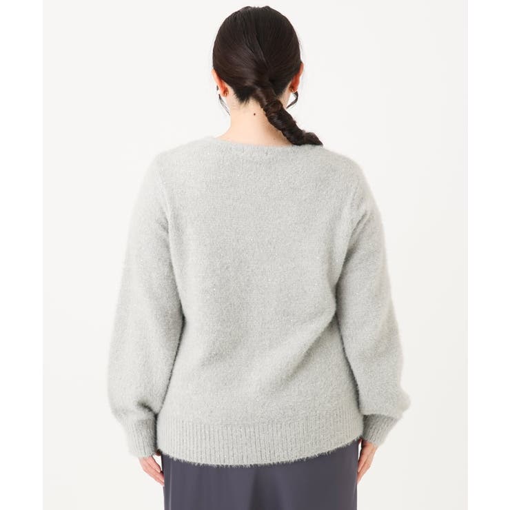 【大きいサイズ】スパンコールシャギーニット | eur3 | 詳細画像21 