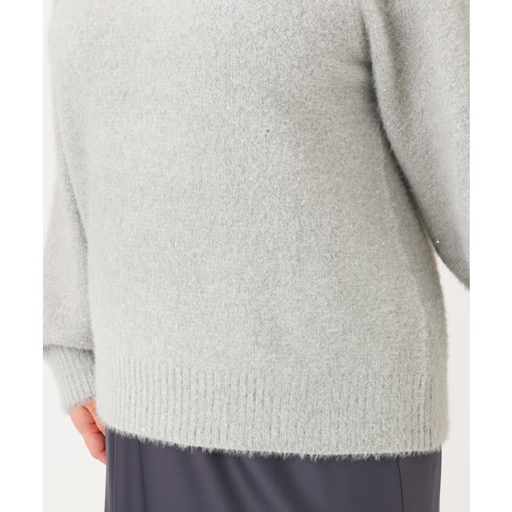 【大きいサイズ】スパンコールシャギーニット | eur3 | 詳細画像24 