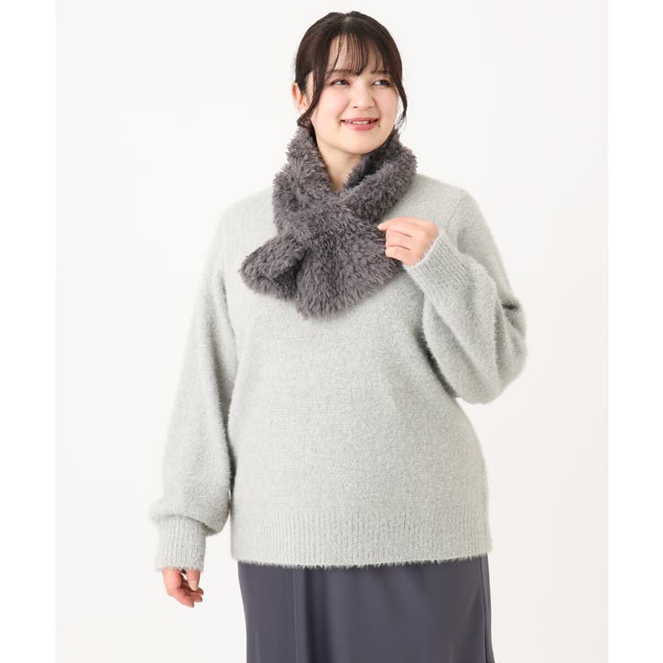 【大きいサイズ】スパンコールシャギーニット | eur3 | 詳細画像26 