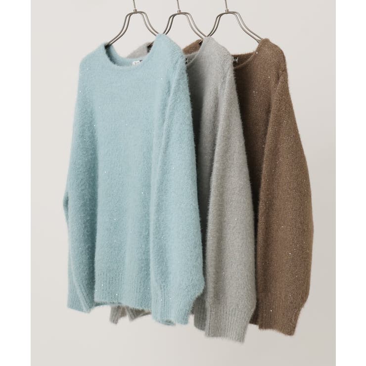 【大きいサイズ】スパンコールシャギーニット | eur3 | 詳細画像29 