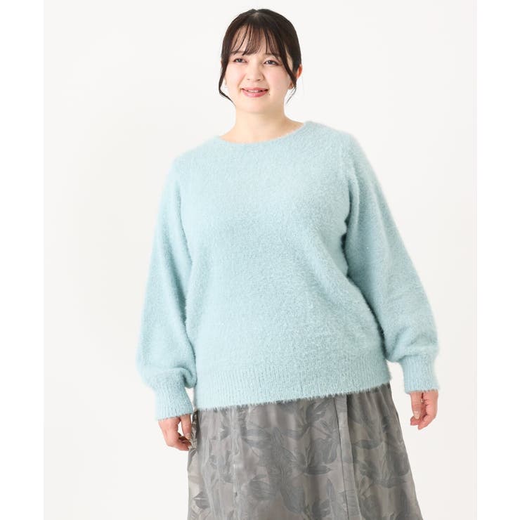 【大きいサイズ】スパンコールシャギーニット | eur3 | 詳細画像5 