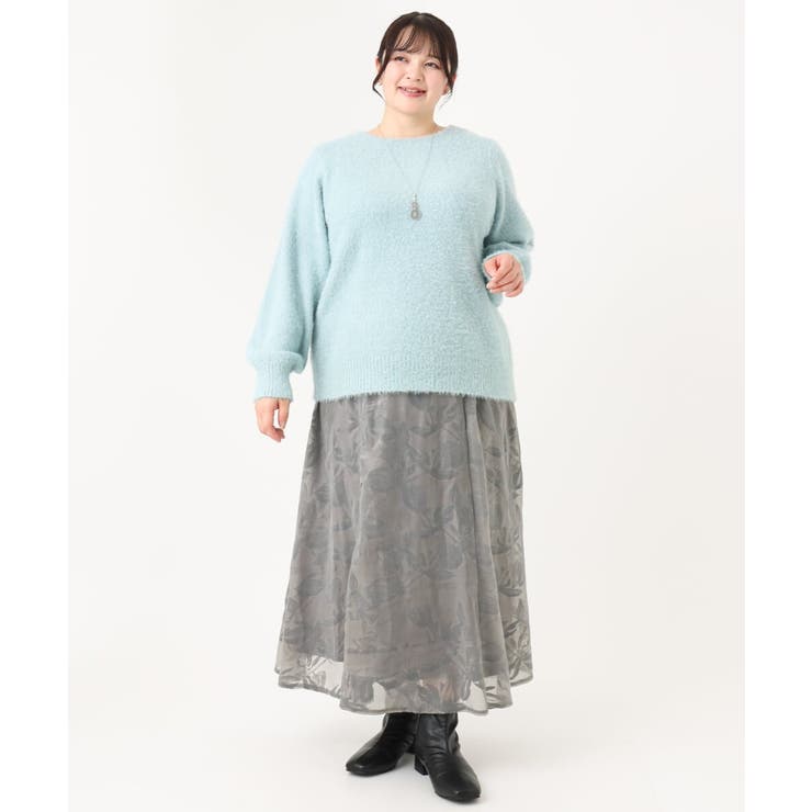 【大きいサイズ】スパンコールシャギーニット | eur3 | 詳細画像6 