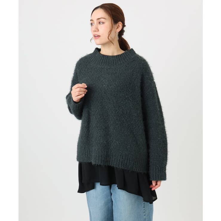 【大きいサイズ】バスケットモールニット | eur3 | 詳細画像11 