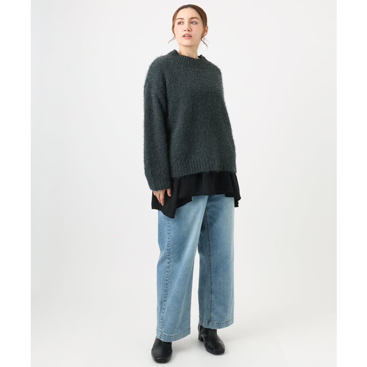 【大きいサイズ】バスケットモールニット | eur3 | 詳細画像12 