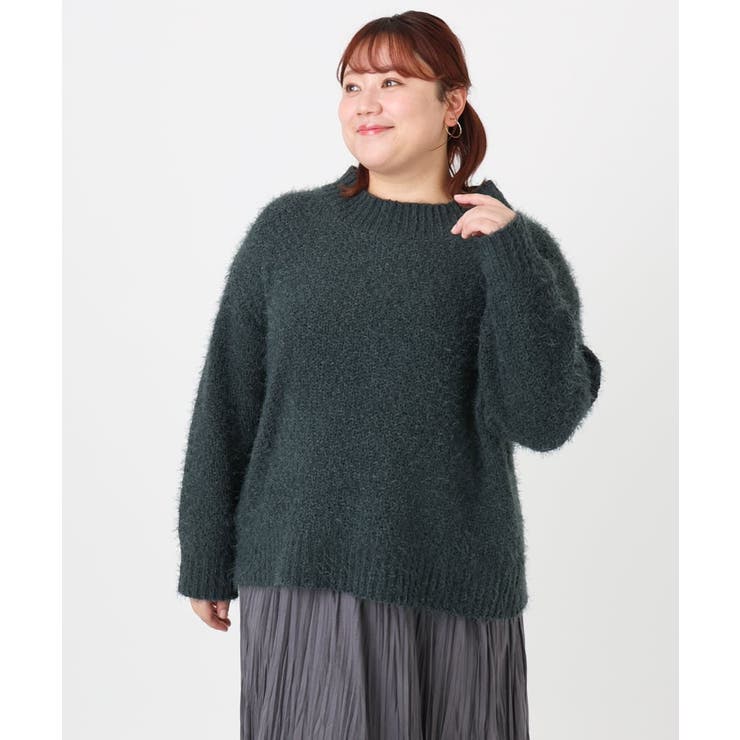 【大きいサイズ】バスケットモールニット | eur3 | 詳細画像15 