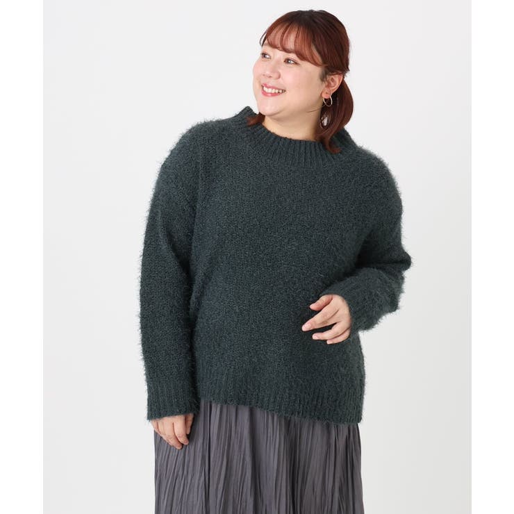 【大きいサイズ】バスケットモールニット | eur3 | 詳細画像16 