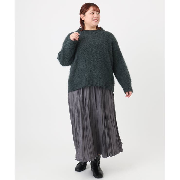 【大きいサイズ】バスケットモールニット | eur3 | 詳細画像24 