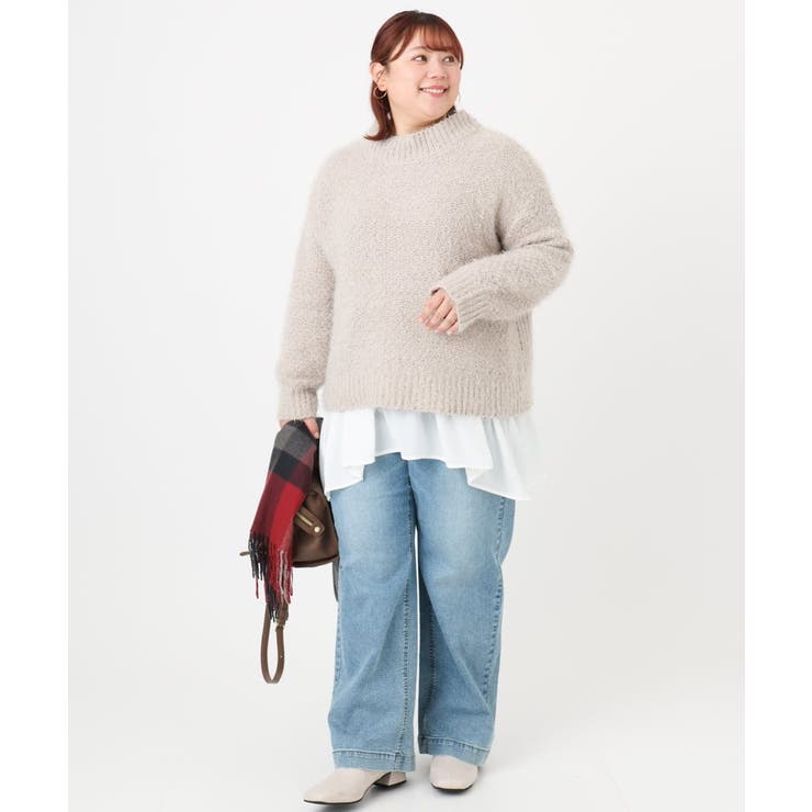 【大きいサイズ】バスケットモールニット | eur3 | 詳細画像9 