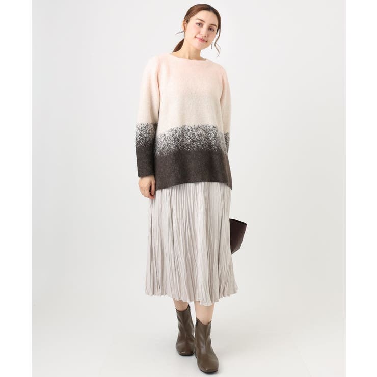 【大きいサイズ】グラデーションシャギーニット | eur3 | 詳細画像10 