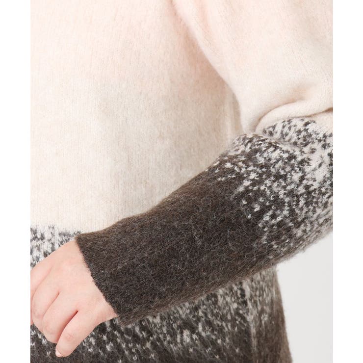 【大きいサイズ】グラデーションシャギーニット | eur3 | 詳細画像17 