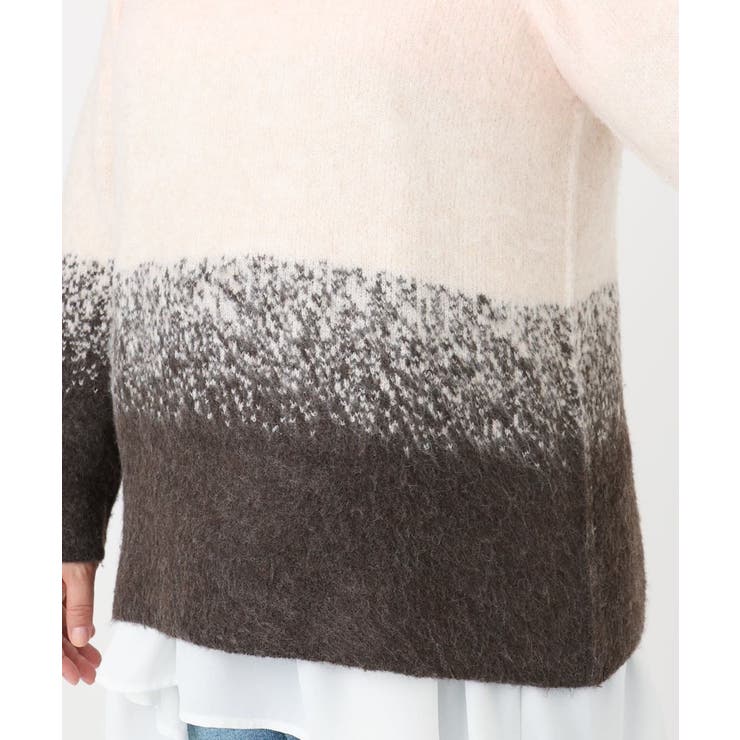 【大きいサイズ】グラデーションシャギーニット | eur3 | 詳細画像23 