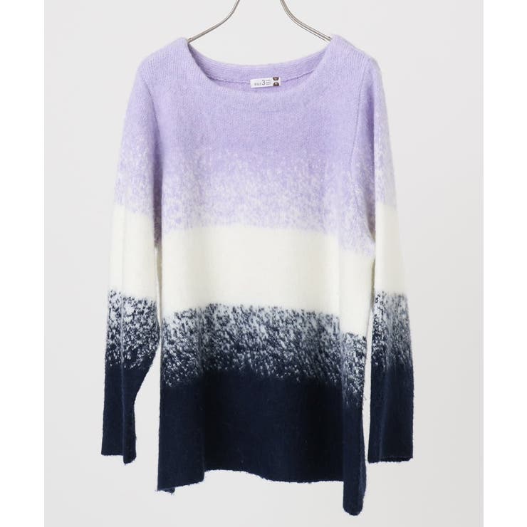 【大きいサイズ】グラデーションシャギーニット | eur3 | 詳細画像4 